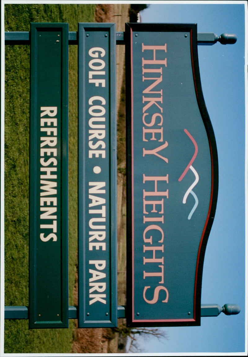 Project officer Alison Muldal, John Brimble, and Dr. Camilla Lambrick enjoy a wildlife walk at Hinksey Heights Golf Course Nature Park. - Vintage Photograph