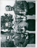Winners of the Lorry Driver of the Year Contest held at Bicester on Sunday. - Vintage Photograph