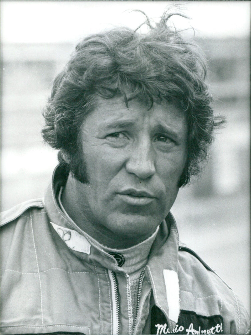 Mario Andretti - Vintage Photograph