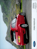 Ford Fiesta ST on display at a Ford vehicle launch event. - Vintage Photograph
