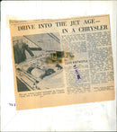 Chrysler's gas turbine engine - Vintage Photograph