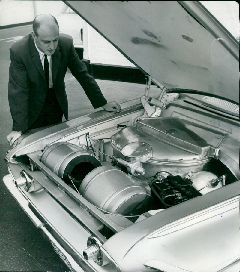 Chrysler's gas turbine engine - Vintage Photograph