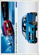 A FIAT Stilo car is seen at a poster site in London. - Vintage Photograph