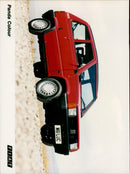 A Fiat Panda car being towed by an M61 Luc Pende truck. - Vintage Photograph