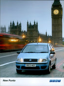 Punto FIAT YRO3 HGC FTAT displayed at an auto show in Italy. - Vintage Photograph