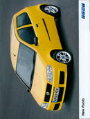 A new Fiat Punto is displayed at an auto show. - Vintage Photograph