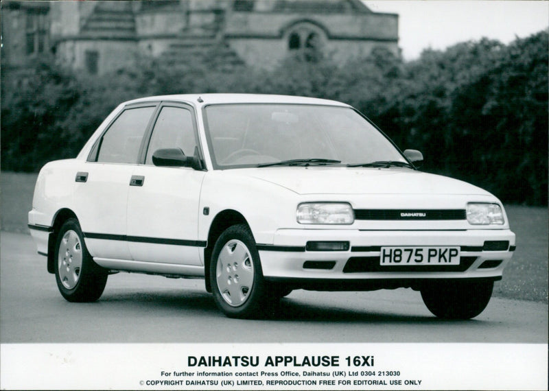Daihatsu unveils the H875 PKP Applause 16Xi model. - Vintage Photograph