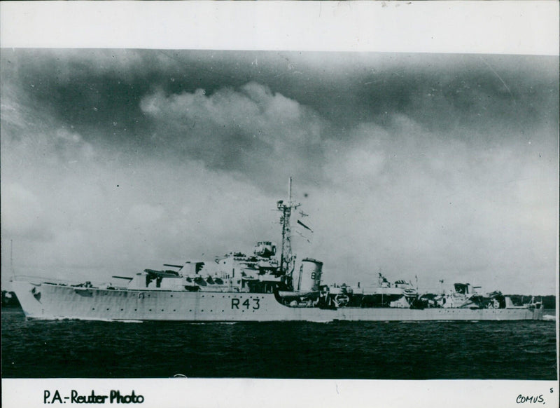 HMS Comus - Vintage Photograph