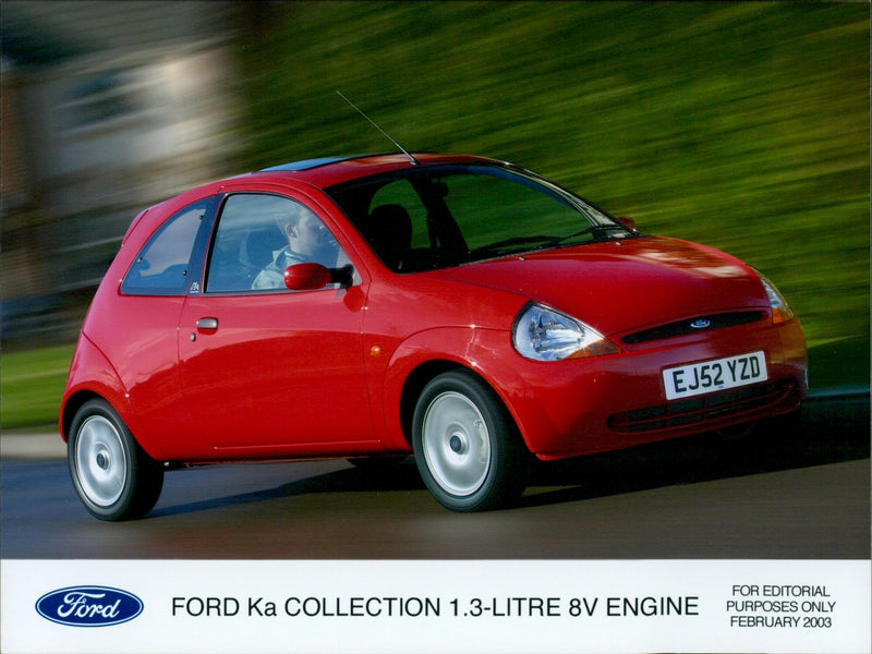 A Ford Ka Collection 1.3-Litre 8V engine. - Vintage Photograph