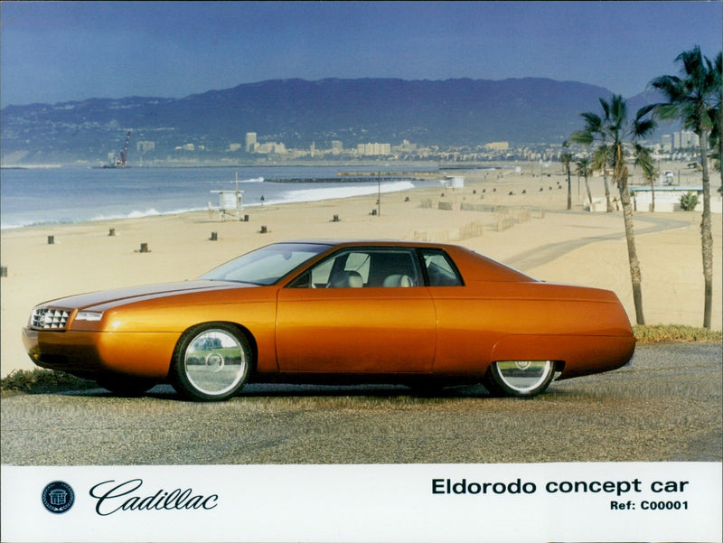 The 19 Cadillac Eldorado concept car is unveiled - Vintage Photograph