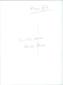 Fernando Alonso of the Mild Seven Renault F1 Team celebrates his first podium finish at the 2003 Malaysian Grand Prix. - Vintage Photograph