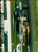 Tim Harvey races a Peugeot 406 at the Zie chiver event. - Vintage Photograph