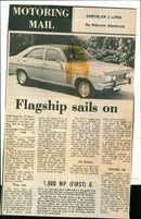 The Chrysler 2 Litre is the flagship of Chrysler's range, designed in Britain and built at the Villaverde plant near Madrid. - Vintage Photograph