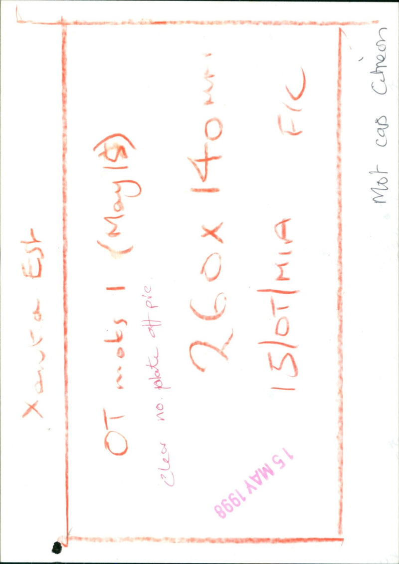 A Citroën Xantia Estate model is shown at a public event. - Vintage Photograph