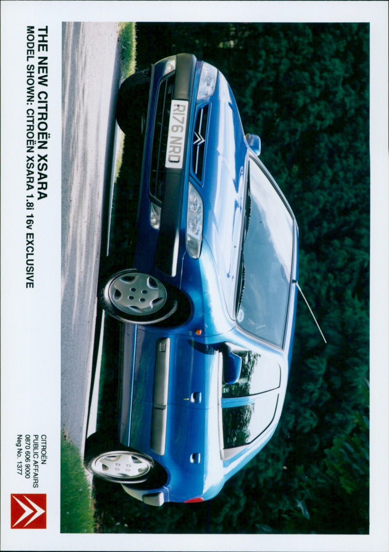 Citroen unveiled their new Xsara model at an event in London. - Vintage Photograph