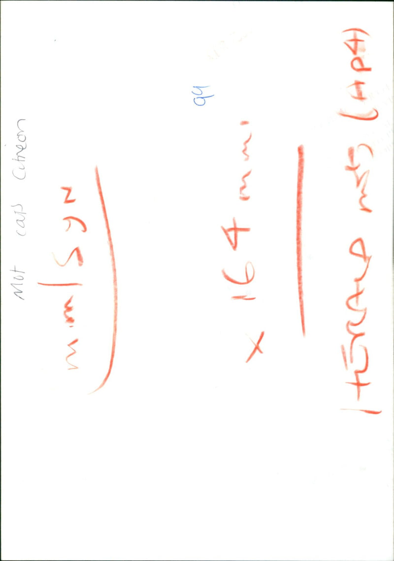 A Citroën Synergie 2.0i SX N230 VMO 130 model is shown. - Vintage Photograph