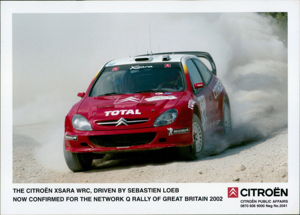 Sebastien Loeb in the Citroën Xsara WRC at the Network Q Rally of