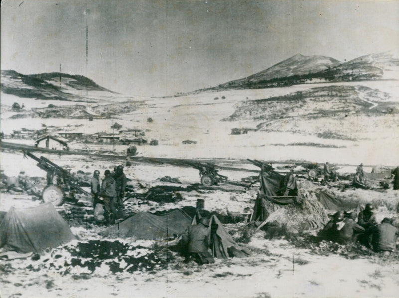 Korean Battle - Vintage Photograph