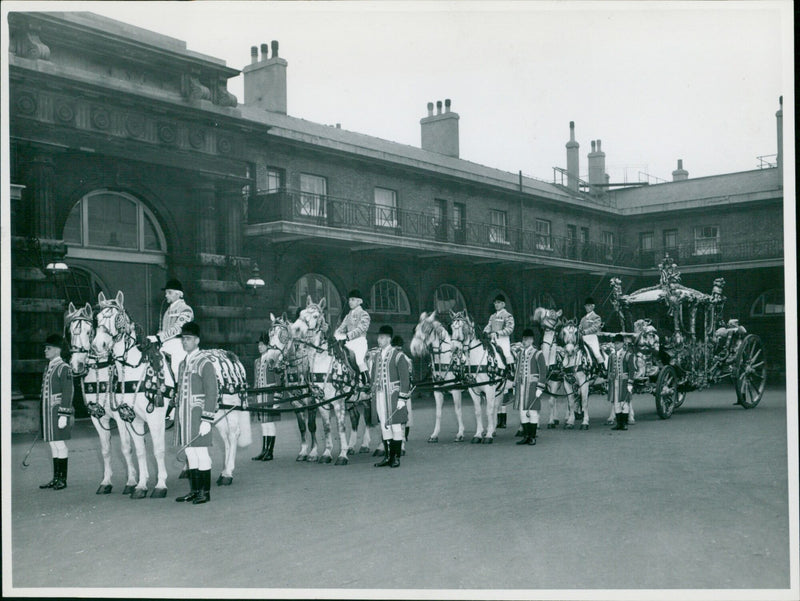 State Coaches - Vintage Photograph