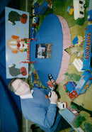 Richard's Circus family and their animals on tour. - Vintage Photograph