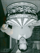 John Selwood with his model 'Gallopers' - Vintage Photograph