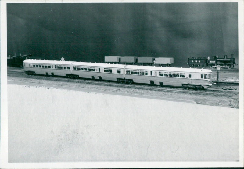 Model Train - Vintage Photograph