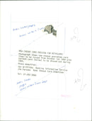 A comparison of the new cheque guarantee card and the current card that will be phased out in 1985. - Vintage Photograph