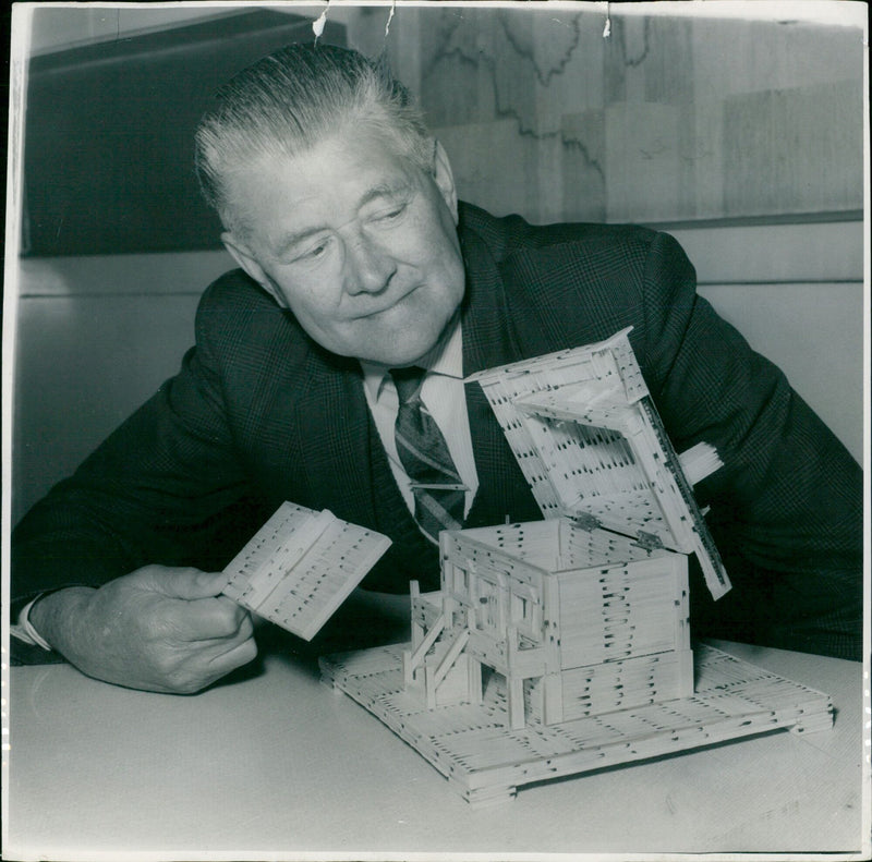 Models: Villages and Buildings - Vintage Photograph