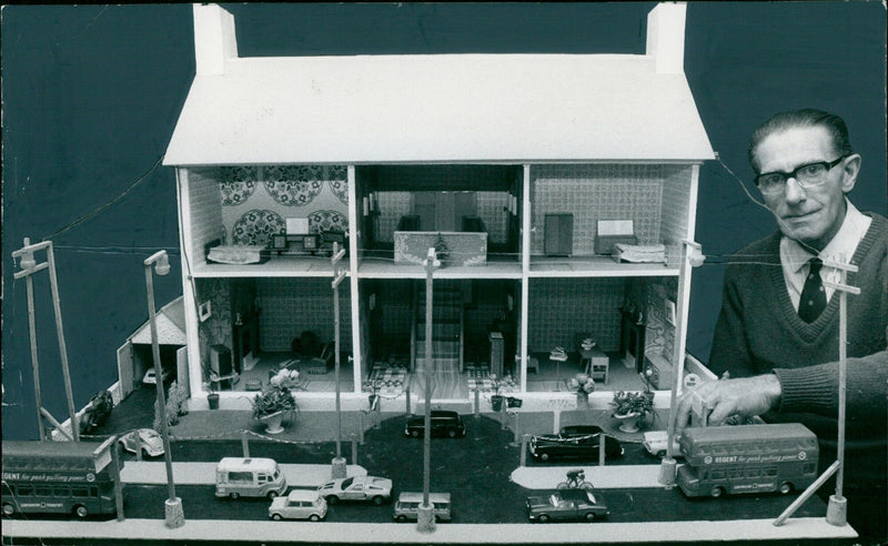 Models: Villages and Buildings - Vintage Photograph