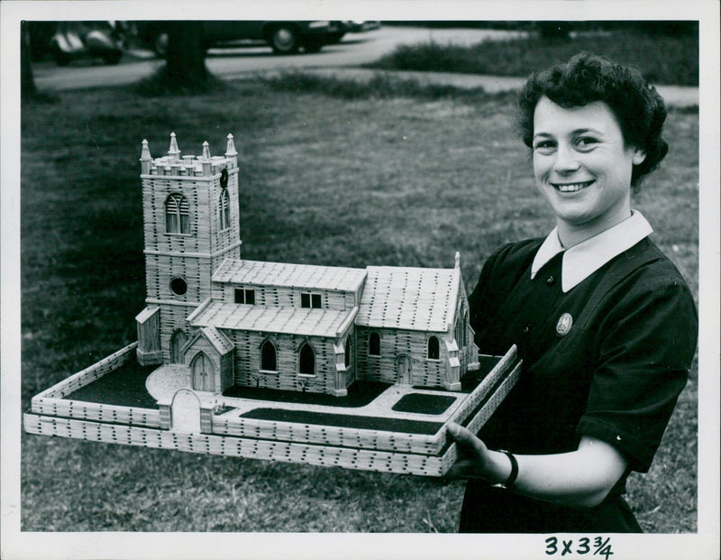 Models: Villages and Buildings - Vintage Photograph
