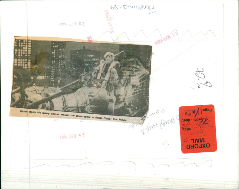 Santa Claus The Movie - Vintage Photograph