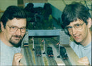 Model train enthusiasts show off their miniature railway models in Abingdon. - Vintage Photograph