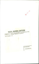 Paul Gibbons (10) holds up a model steam engine at a V.C. Gallery Wantage exhibition. - Vintage Photograph