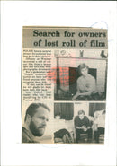 Police in Wantage, UK recover a lost roll of film and seek the rightful owners. - Vintage Photograph