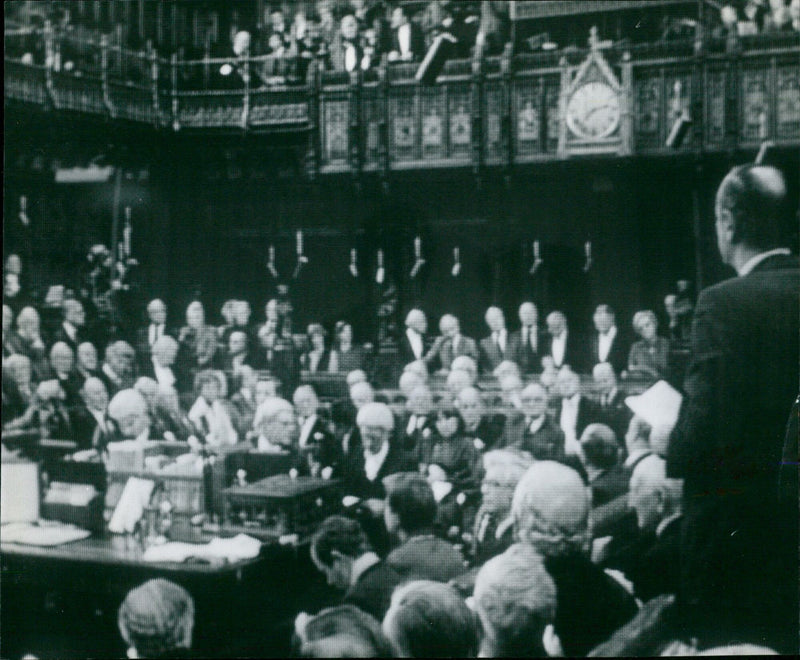 State Opening of the Parliament by Queen Elizabeth II - Vintage Photograph