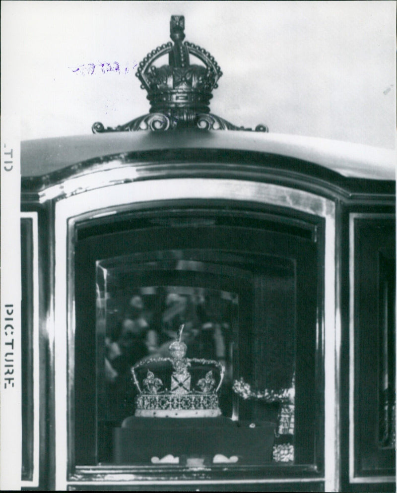 State Opening of Parliament by Queen Elizabeth II - Vintage Photograph