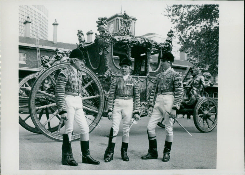 State Opening of Parliament by Queen Elizabeth II - Vintage Photograph