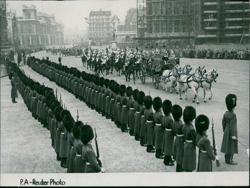 The State Opening of Parliament by George VI - Vintage Photograph