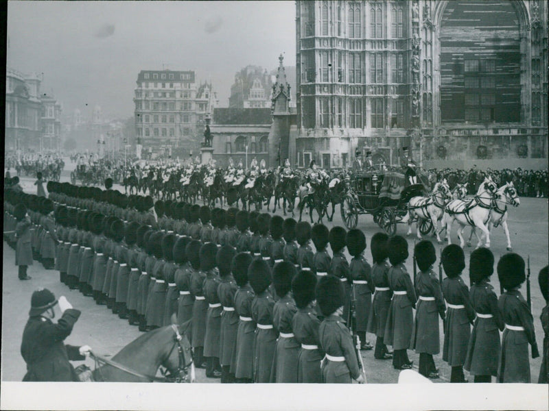 The State Opening of Parliament by George VI - Vintage Photograph