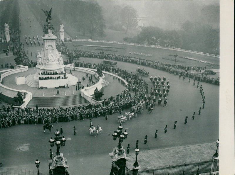 The State Opening of Parliament by Queen Elizabeth II - Vintage Photograph