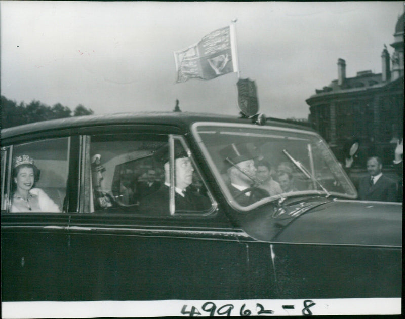 The State Opening of Parliament by Queen Elizabeth II - Vintage Photograph