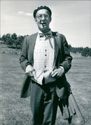 Members of the infamous Jönssonligan gang, including Gösta Ekman and Charles-Ingvar Jönsson, are featured in the fourth installment of the popular Swedish film series. - Vintage Photograph