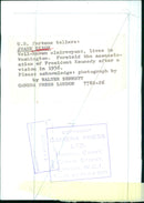 JEANE DIXON, a well-known clairvoyant living in Washington, DC, is photographed in 1949. She famously foretold the assassination of President John F. Kennedy in 1956. - Vintage Photograph