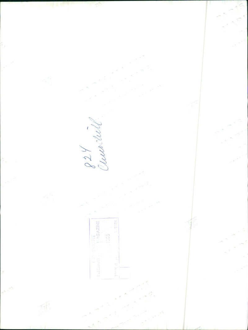 Dignitaries and members of the public attend the dedication ceremony of Churchill Avenue in honour of the late Prime Minister Winston S. Churchill in 1951. - Vintage Photograph