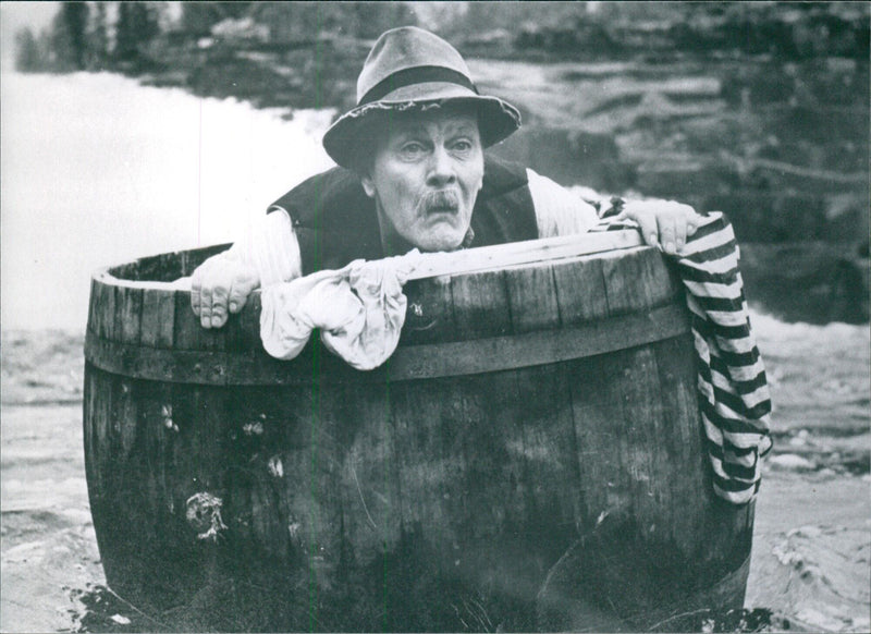 Asa Nisse and Klabbvarparn take on the roles of John Elfström and Artur Rohlen in the new film Ⓒ Book Magazine Press. - Vintage Photograph