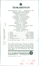 Swedish actress Bibi Andersson stars alongside Per Myrberg, Max von Sydow, Öllegård Wellton, Birgitta Valberg, Gunnar Olsson and Birger Lensander in "Älskarinnan" II V 1962 film. - Vintage Photograph