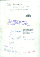 Miss Sweden 1962, Karin Hyldgaard-Jensen, kicks off a soccer match at Råsunda Stadium in Stockholm, Sweden on May 1, 1962. - Vintage Photograph