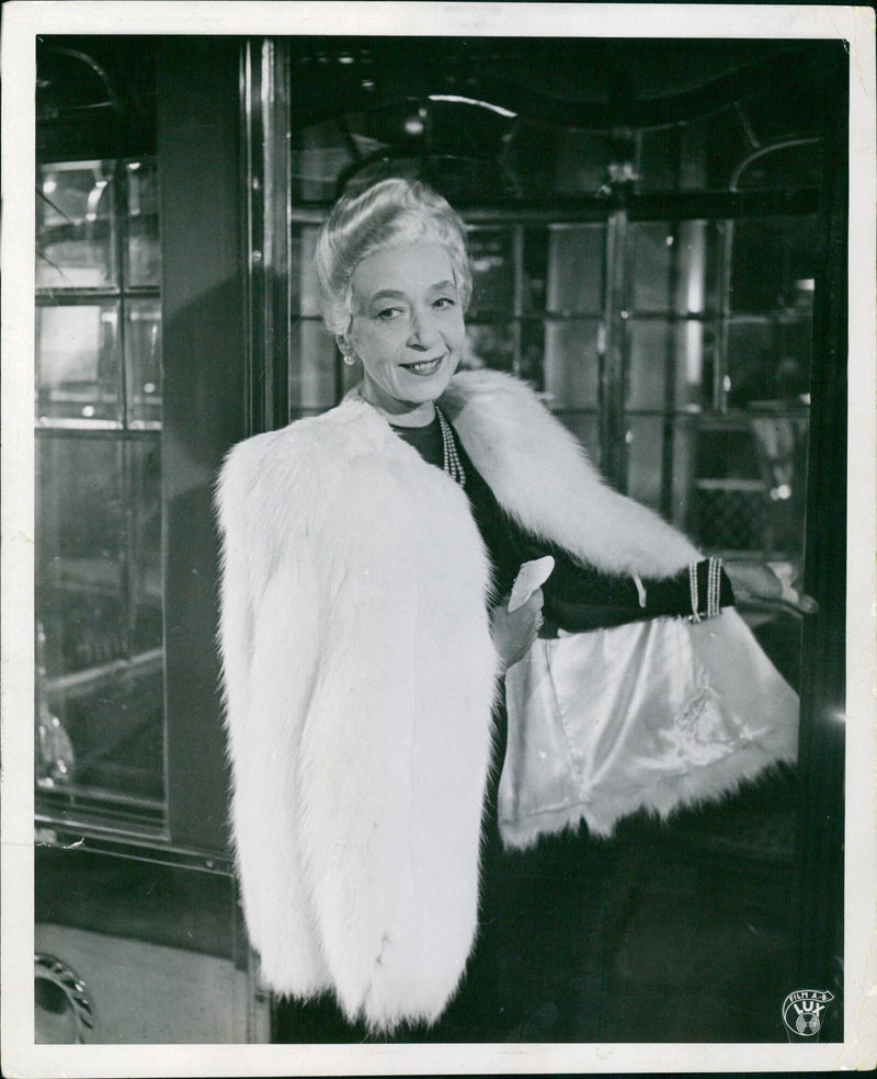 Harriet Bosse stars in the film A.-B LUX, a film of passion and romance. - Vintage Photograph