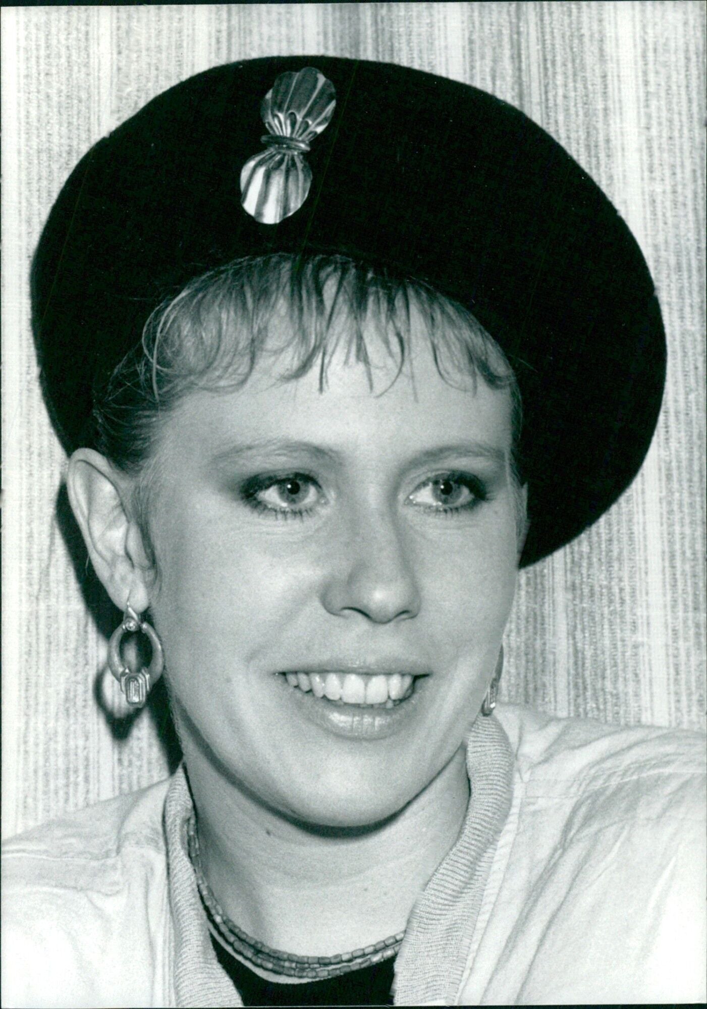 British rock star Hazel O'Connor poses in 1987. The punk movie star an