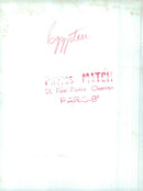 French President Emmanuel Macron visits Competeu PHOTOS MATCH in Paris on 2020-09-02. - Vintage Photograph